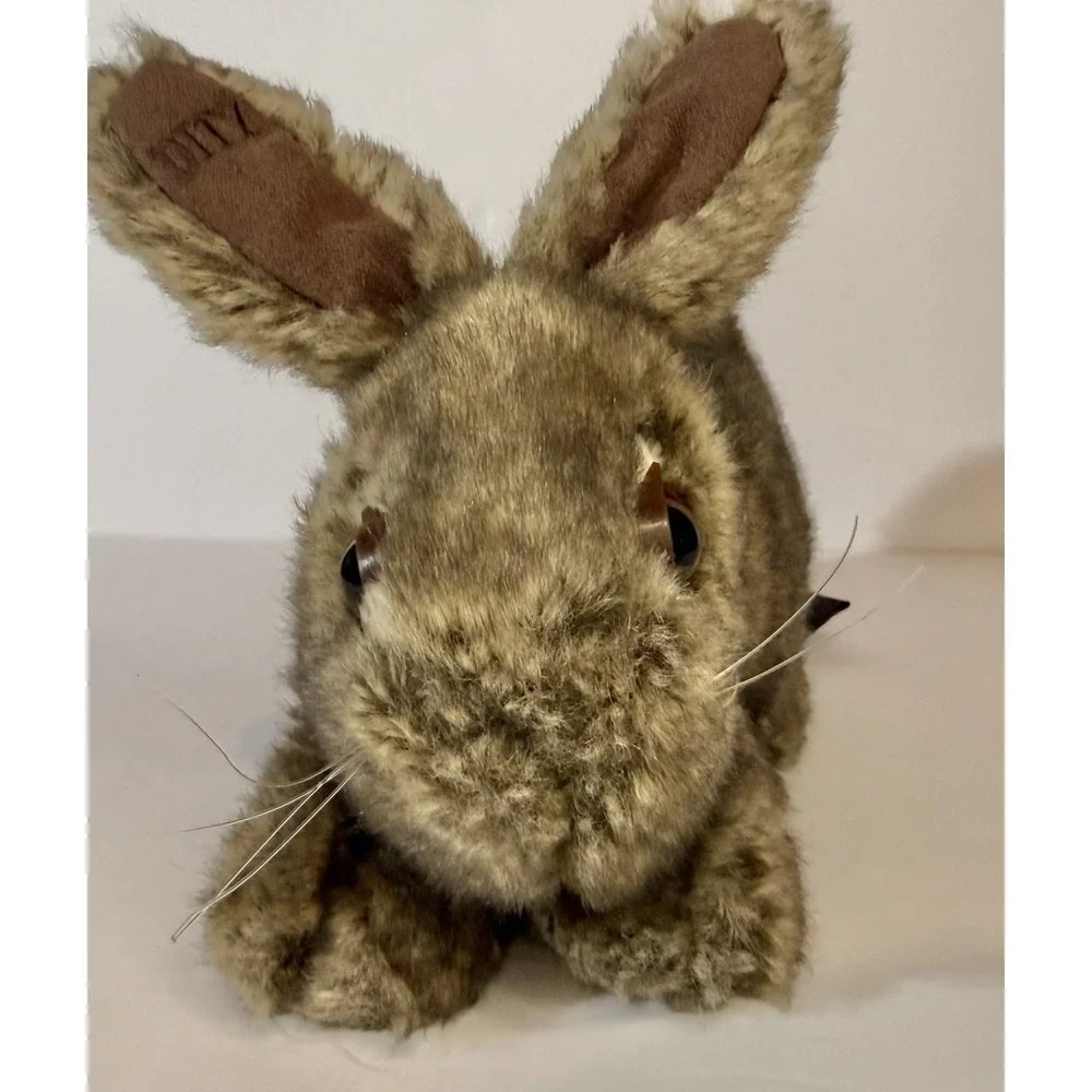 Ditz Designs Brown Bunny Rabbit Plush The Hen House Realistic Stuffed Animal 16